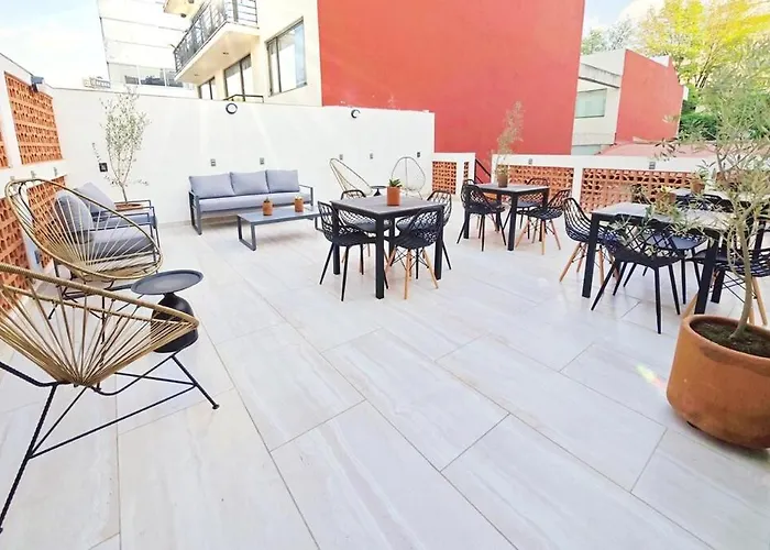 Luz Maria 7 Maiahome Polanco Chic 1br Terrace Wi-fi 300 Mbps