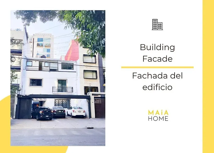 Luz Maria 7 Maiahome Polanco Chic 1br Terrace Wi-fi 300 Mbps Apartamento